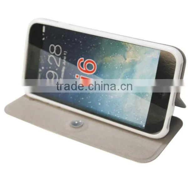 Colorful Handheld Super Slim Cheap pu Leather Magic Closure Phone Cover for Iphone 6 Supplier's Choice photo-4