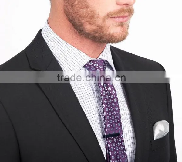 High Quality Custom Tailored Black Men Suit for Wedding Groom Mens Wedding Suit Supplier's Choice photo-2