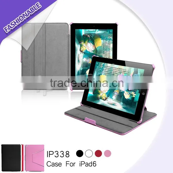 Leather Tablet Cover Case pu Leather Case for IPad 6