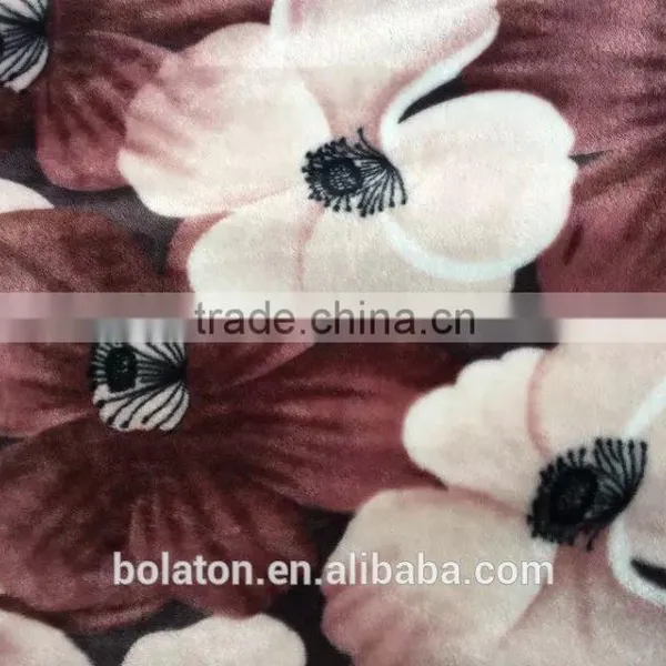 Famouse China Wholesales African Print Velvet Flannel