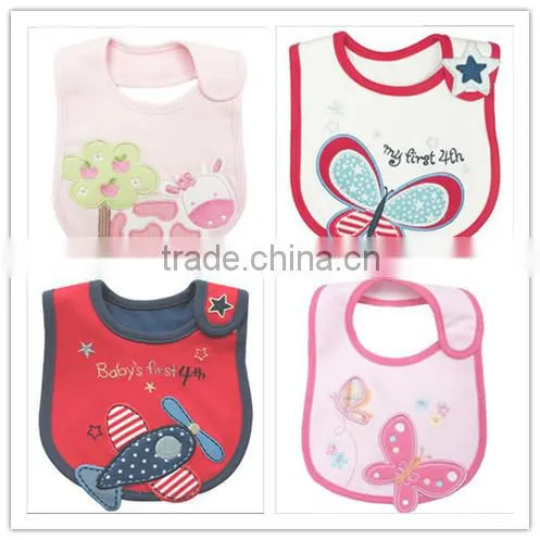 100% Cotton Lovely Baby Bibs photo-3