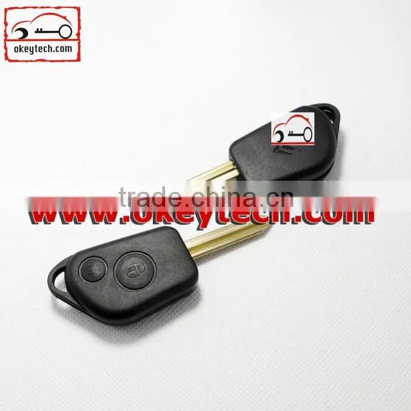 High Quatity Citroen Remote Key Shell for C5 Elysee 2 Button With Logo X Blank Car Key Citroen Romote Key Shell photo-2