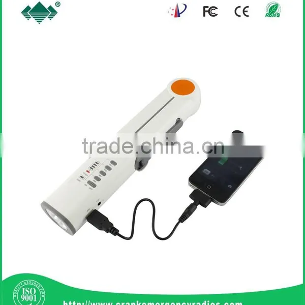 2016 Most Popular Rechargeable Solar Energy Solar Table Lamp/desk Light With USB Cable for Phone and Radio photo-5