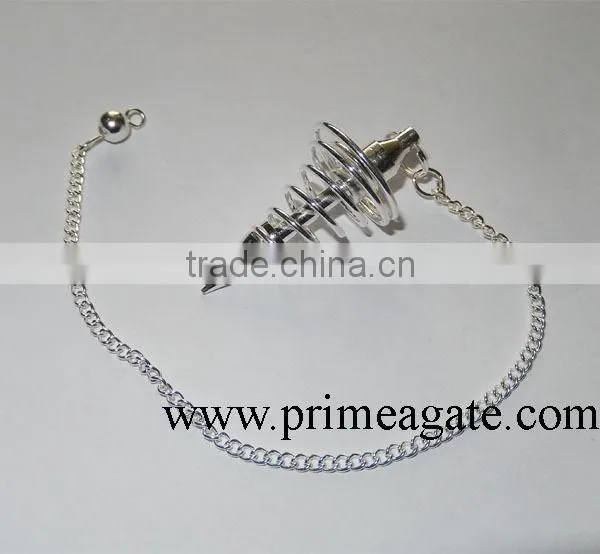 Silver Coil Metal Pendulums photo-2