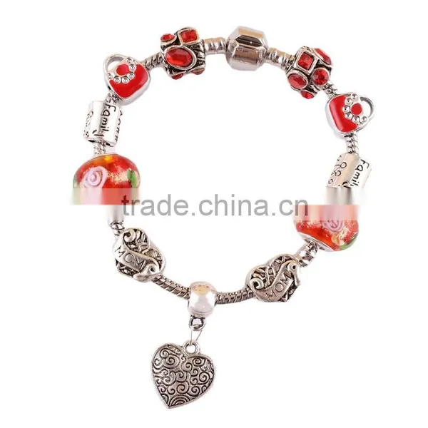 Latest Bracelet Design European Beads Women Fashion Charms Bracelet photo-2