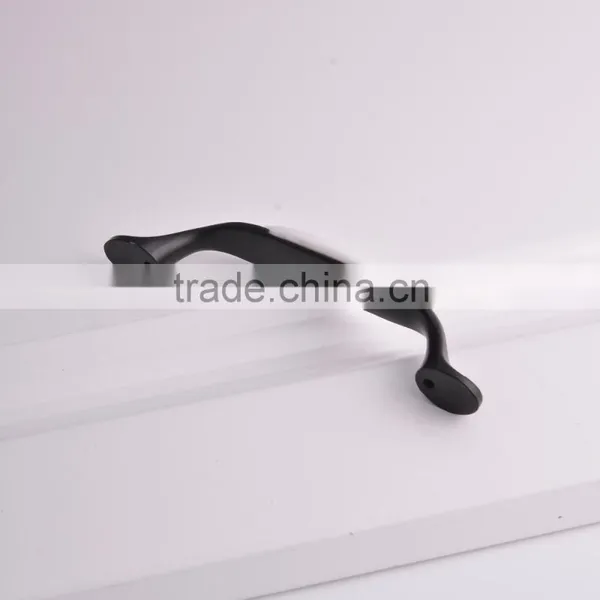 OEM Cheap Kitchen Ceramic Pull Handle Furniture Decorative Hardware Zinc Alloy Wardrobe Cabinet White And Black Pull Knobs photo-5