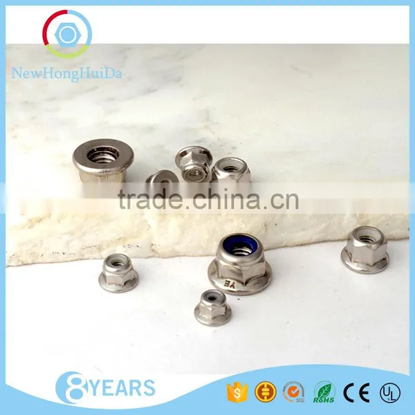 China Supplier 304 Stainless Steel Hex Lock Flange Insert Nuts photo-5