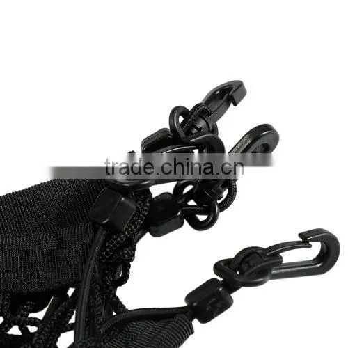 100 * 70cm Car Trunk Interior Mesh Net Storage Bag Luggage Holder With 4 Hooks photo-3
