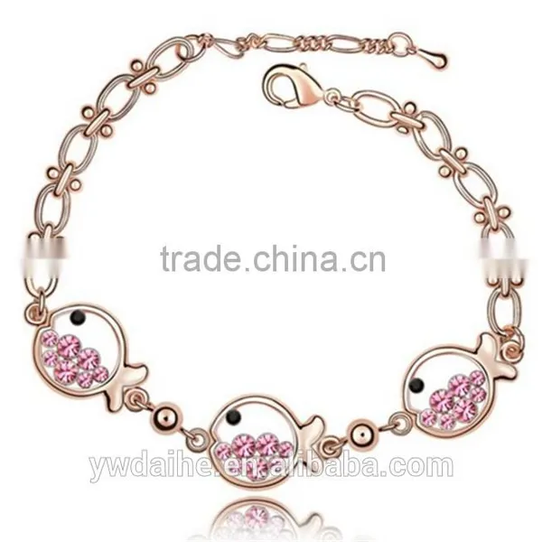 Daihe Small Fish With High Quality Crystal Bracelet photo-3