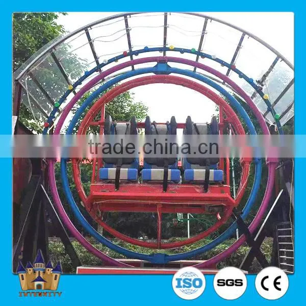Outdoor Thrilling Rides Human Gyroscope Standing Human Spaceball Gyroscope Rides for Sale photo-2