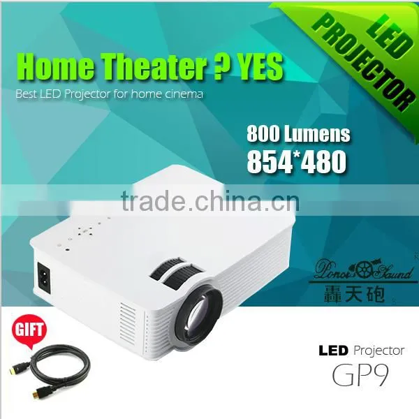 HTP mini projector hdmi led 800*480 pixels 800 Lumens wireless home cinema projector for sony xperia z