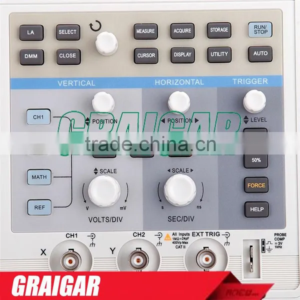 UNI-T UTD4302C 300MHz 2GSa/s AC110-220V 2 Channels Bench Digital Oscilloscope photo-4