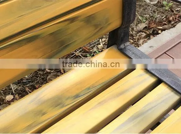 HDPE/PS Garden Chair With High Wood/calium Powder photo-2