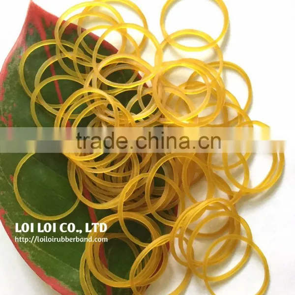 Wholesale Vietnam Factory Rubber Band - Size #18 Natural Rubber Band Yellow & Honey Color photo-4