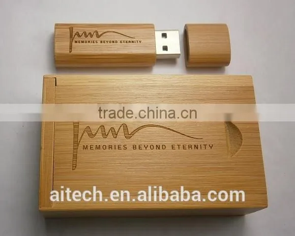 Customized Box and Wood USB Flash Drive 1GB 2GB 4GB 8GB 16GB 32GB Wedding Gift photo-6