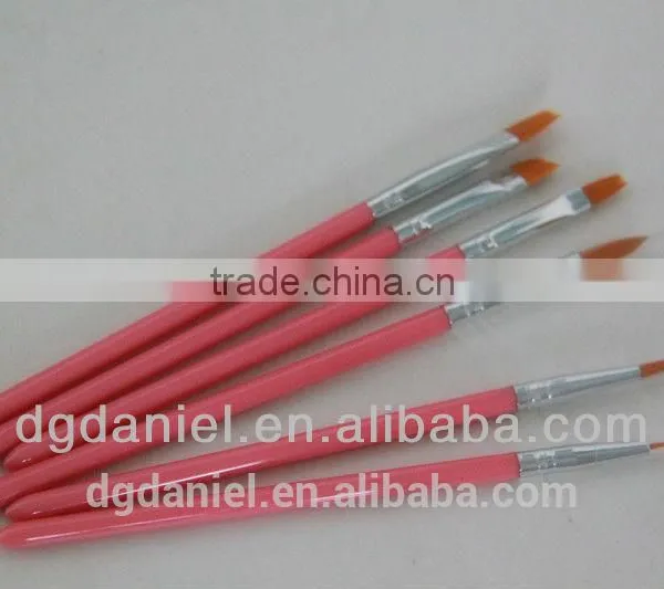 Single 2016newly Pink,rose Red Nail Brush With Lower Price photo-4