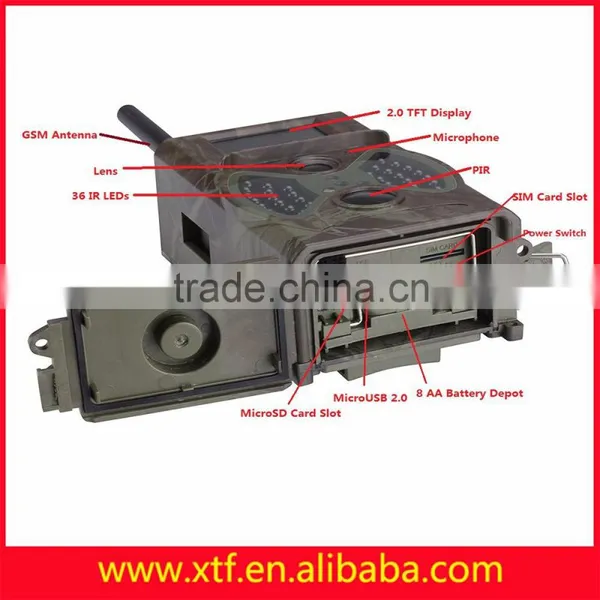 Wholesale Digital Hunting Night Vision Mms Gsm Wild Camera photo-2