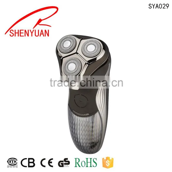 Hot Rechargeable man Shaver Electric Shaving Razors Electronic Men Face Care 3D Floating Blade with CE ROHS certification