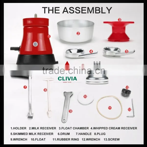 Aluminum Alloy Manual Milk Separator photo-2