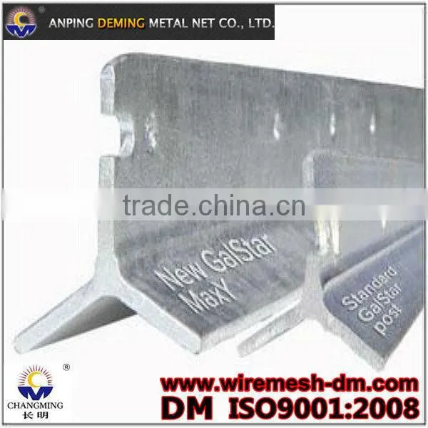 Hot Dip Galvanized and Paint Dark Green Steel Y Fence Post for Middle East and Israel Market photo-2