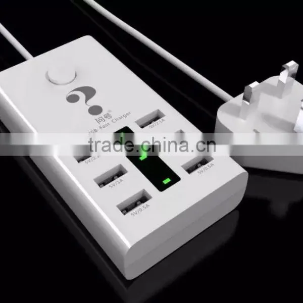 2016 High Quality Power Strip With 6 USB Charging Ports photo-3