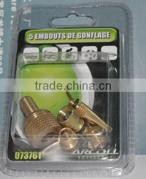 Pump Parts, Tube Balve Change AV to EV, Inflator Pump, Metal Parts, Bicycle Parts