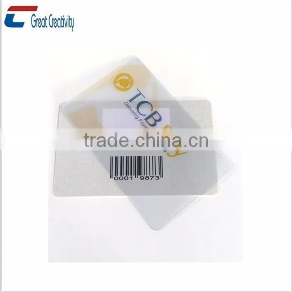 Clear Plastic Vip Business Card With Printing photo-6