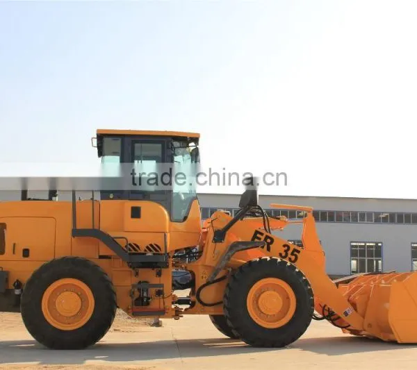 Everun Brand CE Approved ER35 Small Construction Wheel Loader Front End Loader With Standard Bucket photo-4