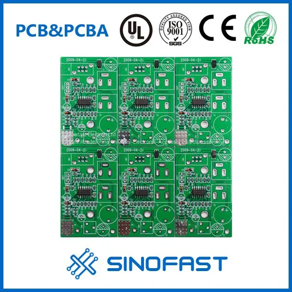 68.4X78MM HASL Double Side PCB With High Quality
