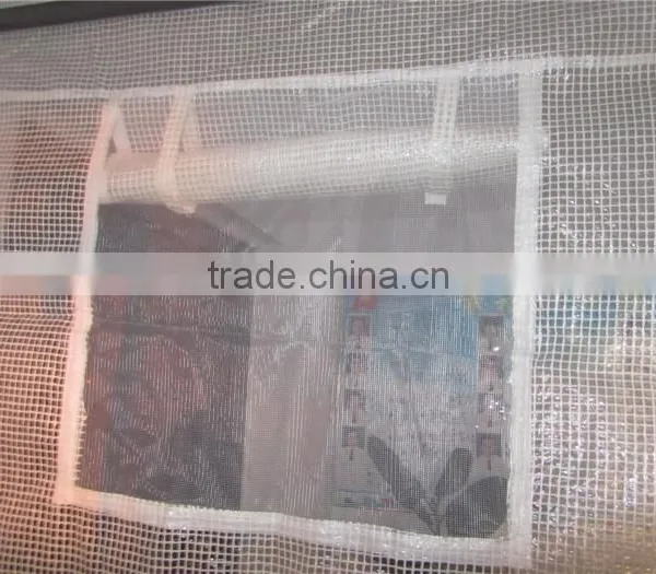 Transparent Patio Tarpaulin, Covering HDPE Mesh Tarp, Various Usage Greenhouse Tarpaulin photo-2