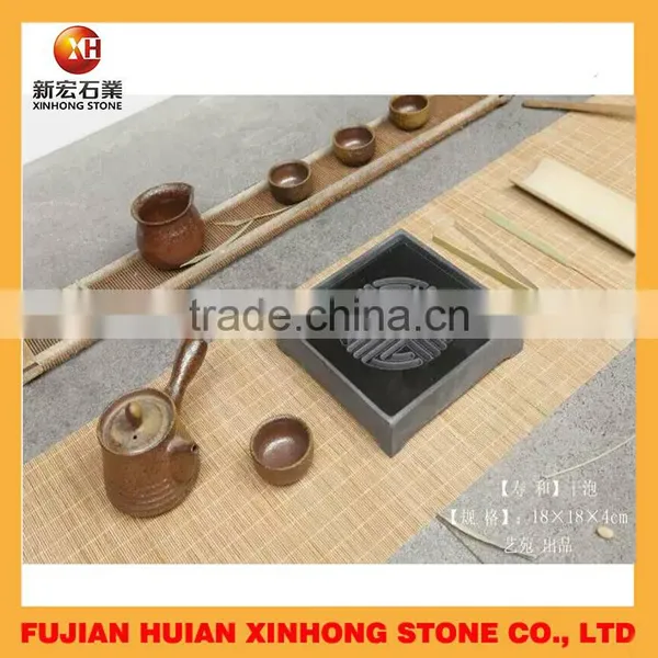 Beautiful Natural Stone Tray and Chinese Tea Pot photo-3