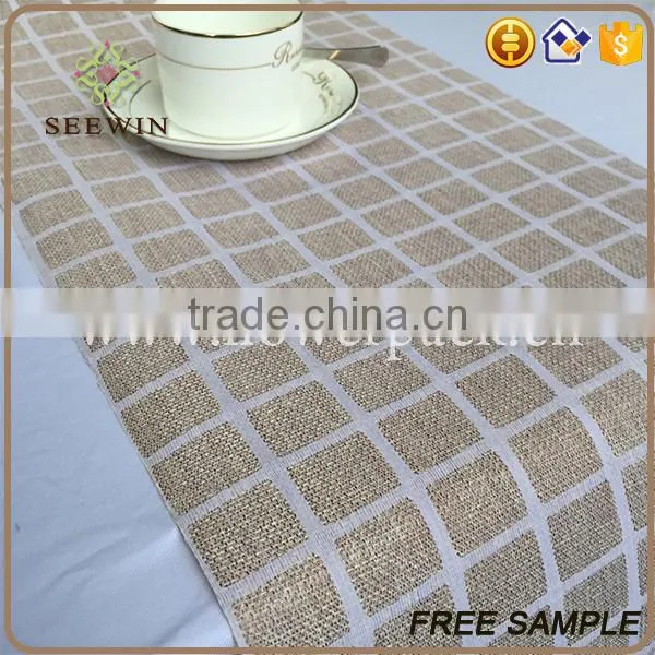 Awards Banquet Table Runner Moisture-Absorbent Recycle Jute Fabric photo-4