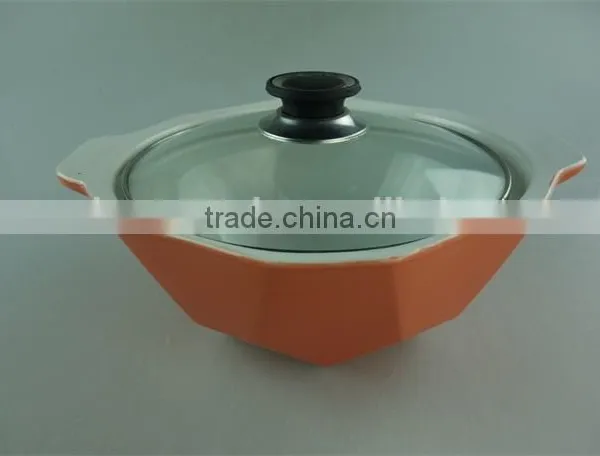AB Grade Wholesale Stock Glazed Ceramic Casserole With Glass Lid,soup&stock Pot photo-5