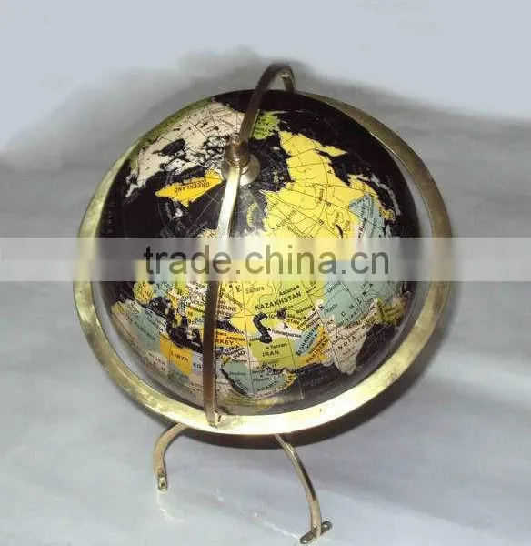 Educational Globe With Metal Base, Rotating World Globe, Unique World Globe, Table World Globe, photo-3