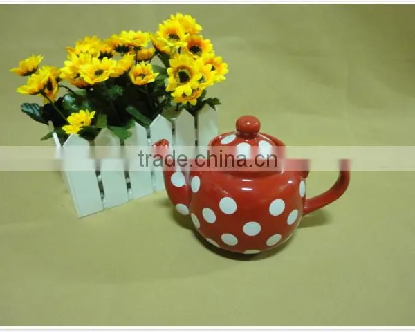 2014 Fashion Ceramic Tea Pot and Ceramic Coffee Pot for Hotel & Restaurant photo-4