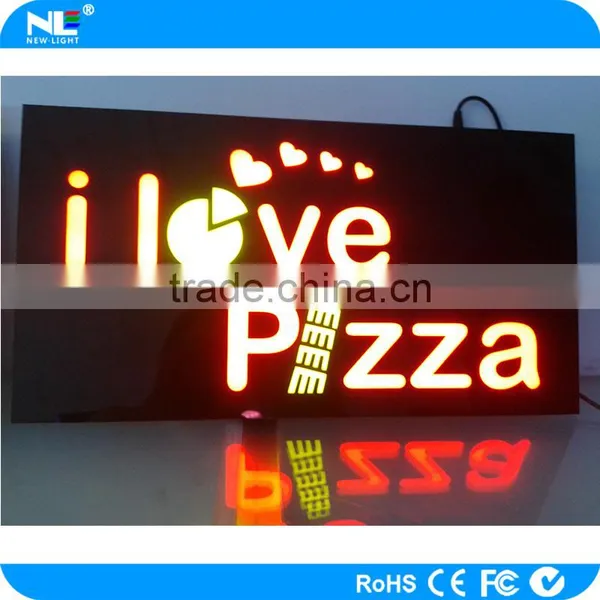 Colorful Rental LED Resin Sign Customized LED Display Board for Advertising Open Sign photo-2