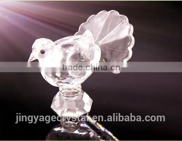 Handmade Clear Crystal Bird Model Shape Gift Product Longevity Gift photo-3