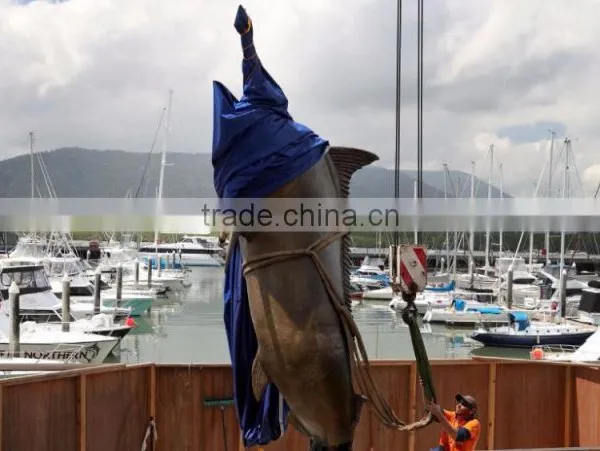 Outdoor Metal Craft Sculpture Bronze Marine Marlin for Garden photo-4