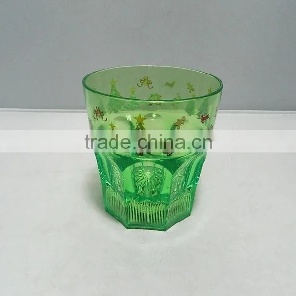 2017 Hot Sales New Design Plastic Led Flashing Christmas Decor With Plastic Cup photo-3