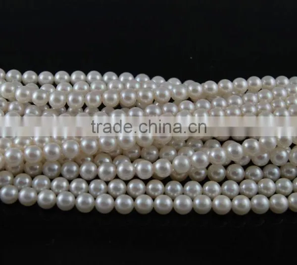 5-5.5mm AAA White Loose Akoya Pearls Strand photo-2