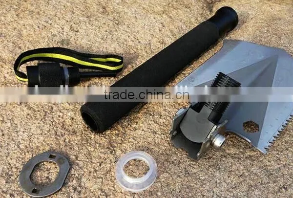 New Function Multifunction Compact Rescue Equipment Shovel Knife Saw Fire Flint photo-6