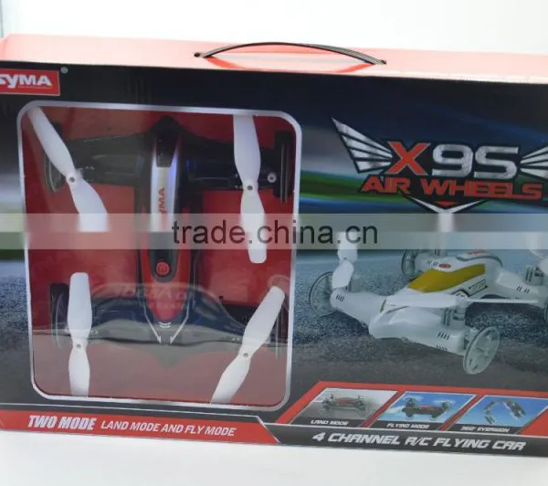 2.4G 4ch 6 Axle 4CH Quadcopter R/C Running Car Drone Syma X9 Updated Version Syma X9S RC Flying Car photo-6