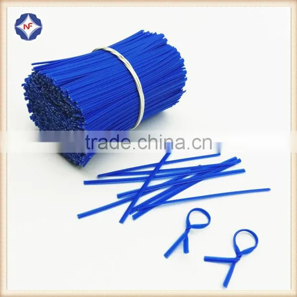 Food Industrial Use Colorful Plastic Single-core Twist Tie photo-4