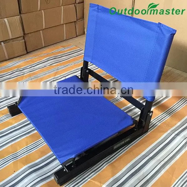GYM Playground Portable Steel Blue Folding Stadium Seat photo-2