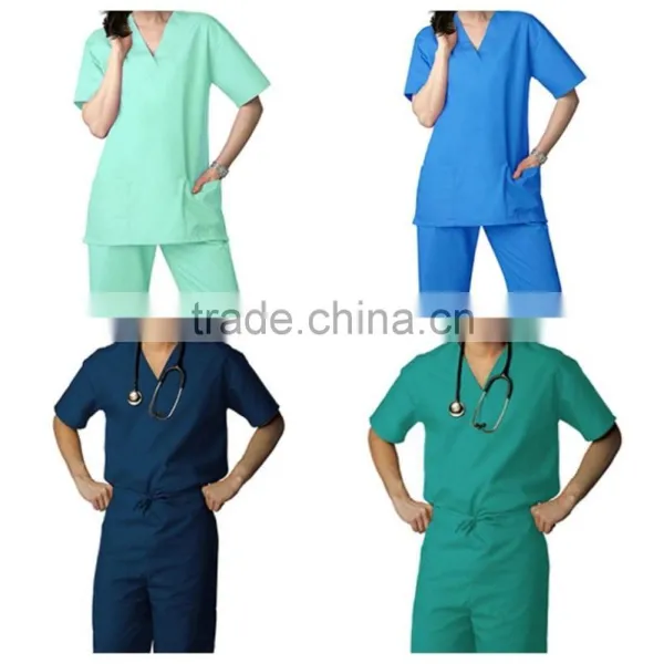 2017 New Trendy Scrub Uniform/scrub Suit/nurse Hospital Uniform Designs photo-3