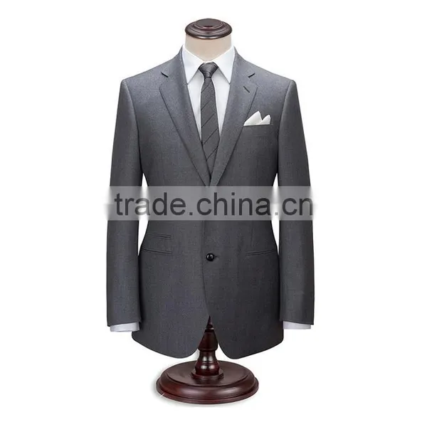 2017 New Arrival Light Grey Gents Suits Pant Coat Mens Business & Wedding Suit photo-2