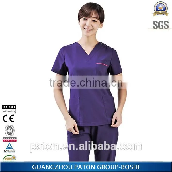 100% Cotton New Design Fashionable Nurse Uniform For Hospital Worker MU-80 photo-3