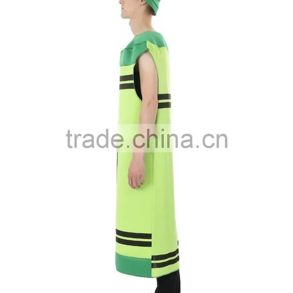 Adult Men's Green Crayon Costume photo-3