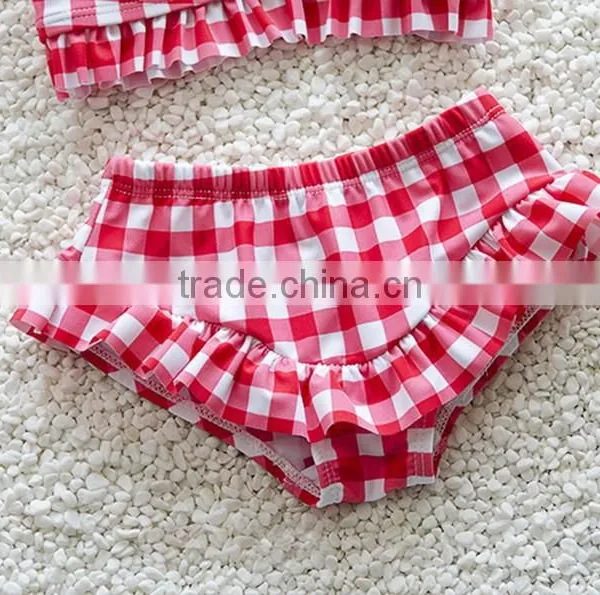 Wholesale Swimwear Gingham Sling Bikinis In Bulk New Added Products 2017 photo-4