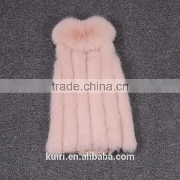 New 2016 Arrival Winter Warm Fashion Women Import Coat Fur Vest High-Grade Faux Fur Coat Fox Fur Long Vest photo-3